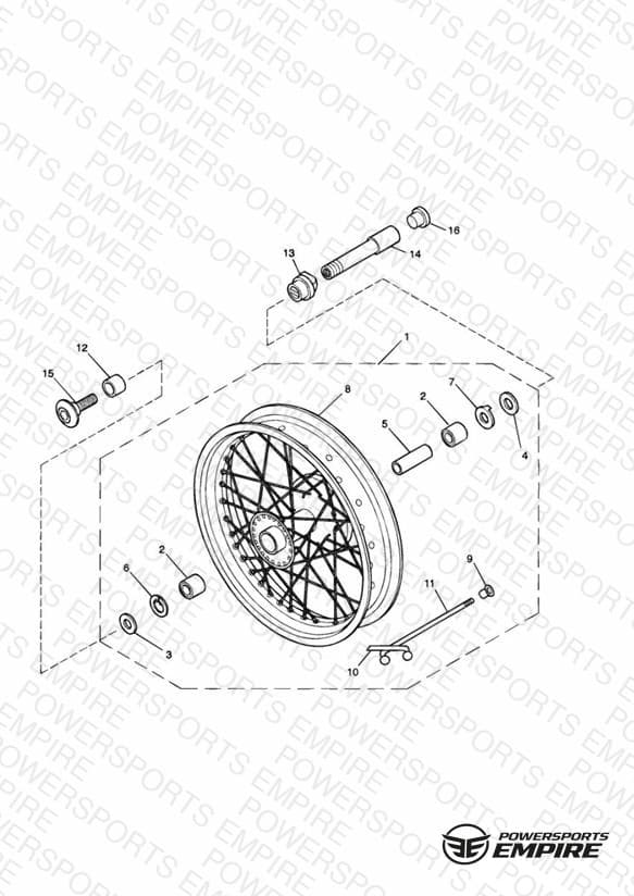 Front Wheel >281465-F2 / 279278-F4