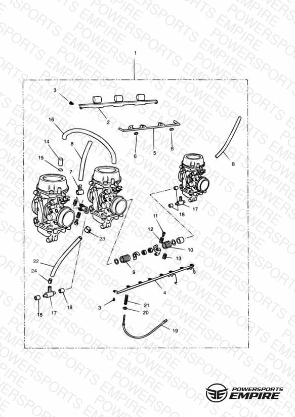 Carburettors 3 Cylinder - US CAL » ENG NO 55615