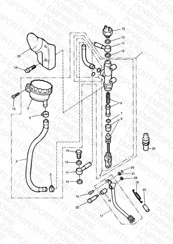 Rear Brake Master Cylinder