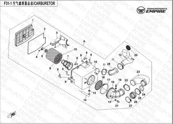 F31-1 — AIR FILTER ASSY