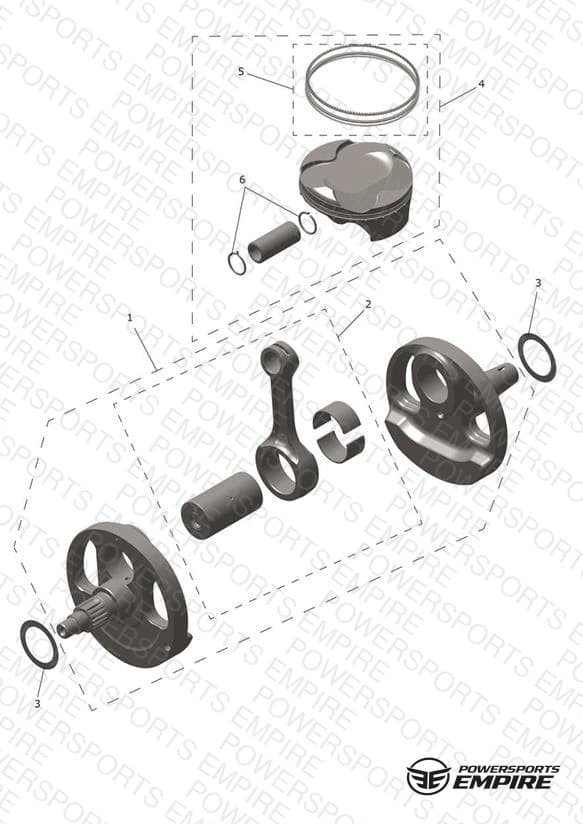 Crankshaft, Connecting Rods & Pistons
