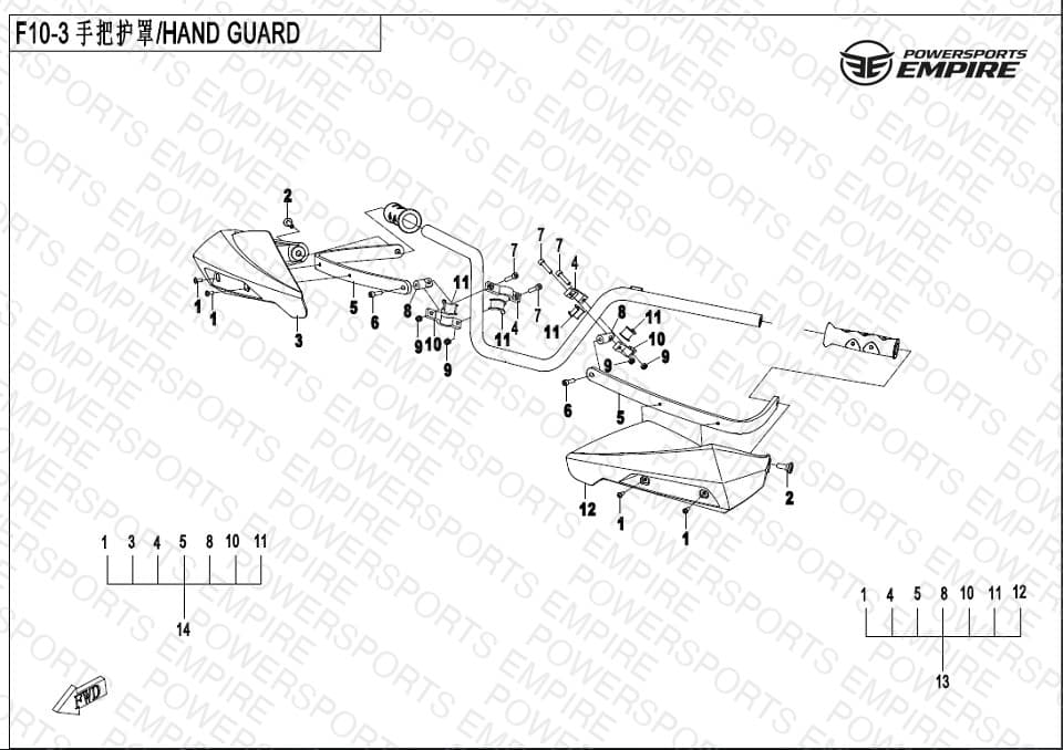 F10-3 — HAND GUARD ASSY