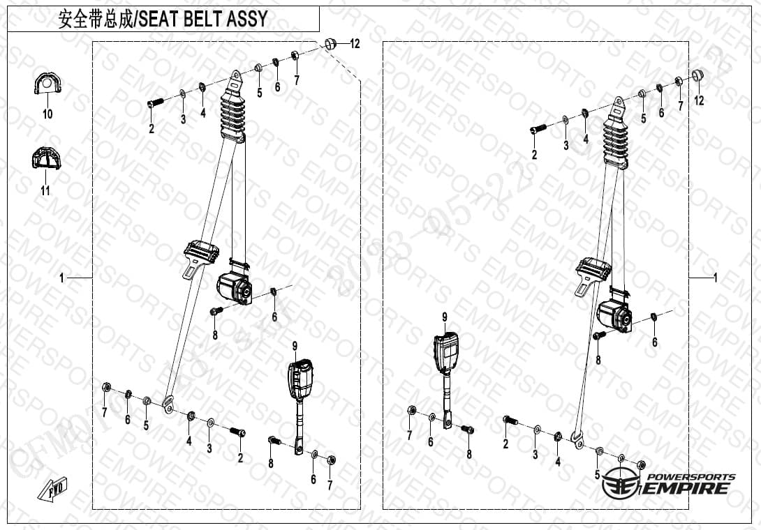F34-2 — 3-POINT SEAT BELT(REAR SEAT)