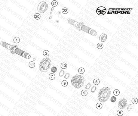 TRANSMISSION I - MAIN SHAFT
