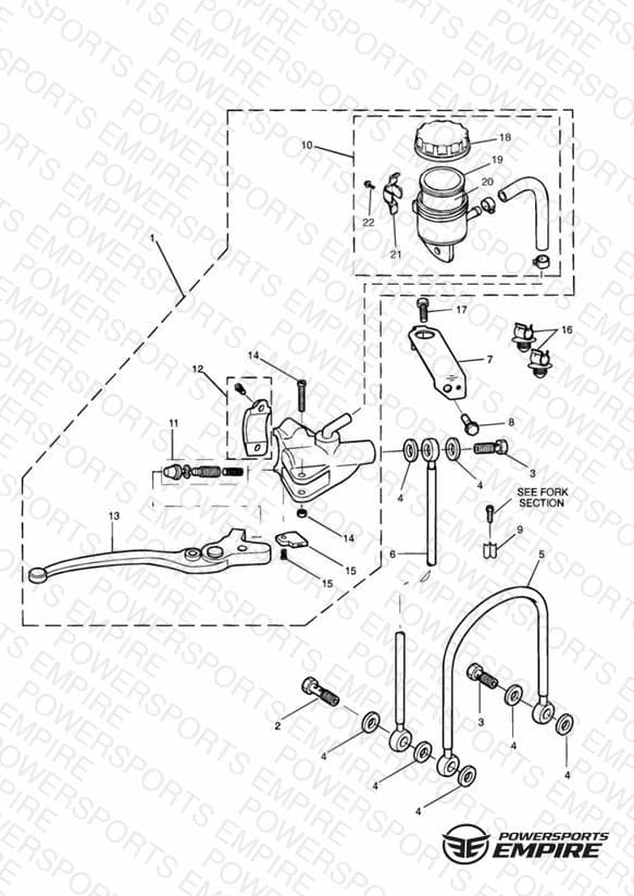 Front Brake Master Cylinder