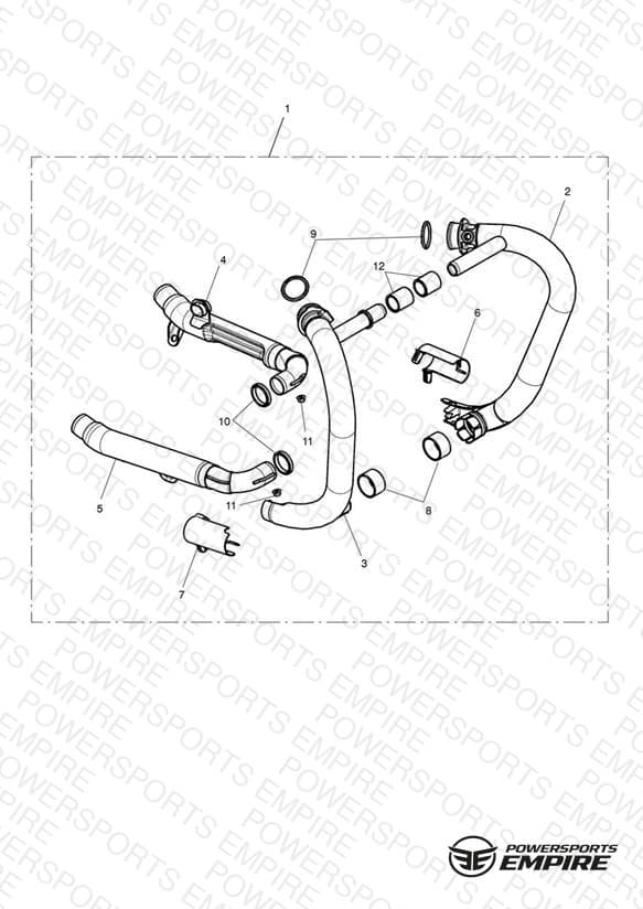 Exhaust, Header, Pair, Black