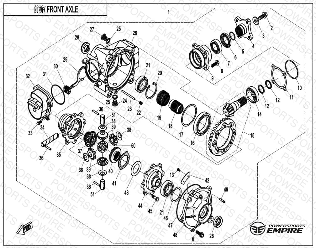 F31-V3 — FRONT AXLE