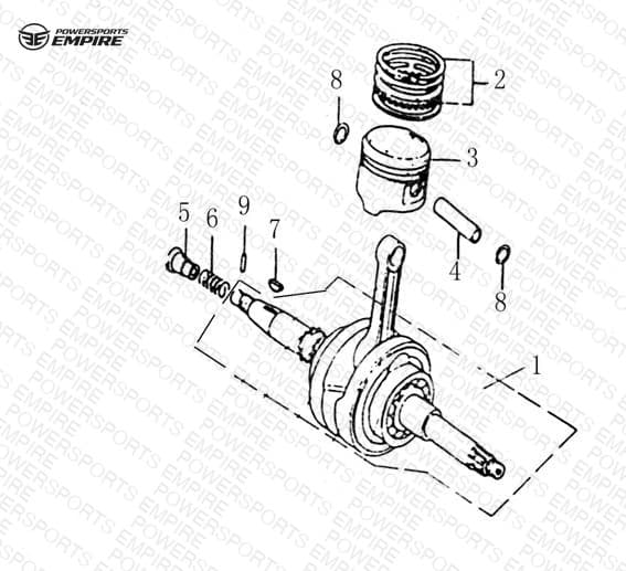 E04 — CRANKSHAFT & PISTONS