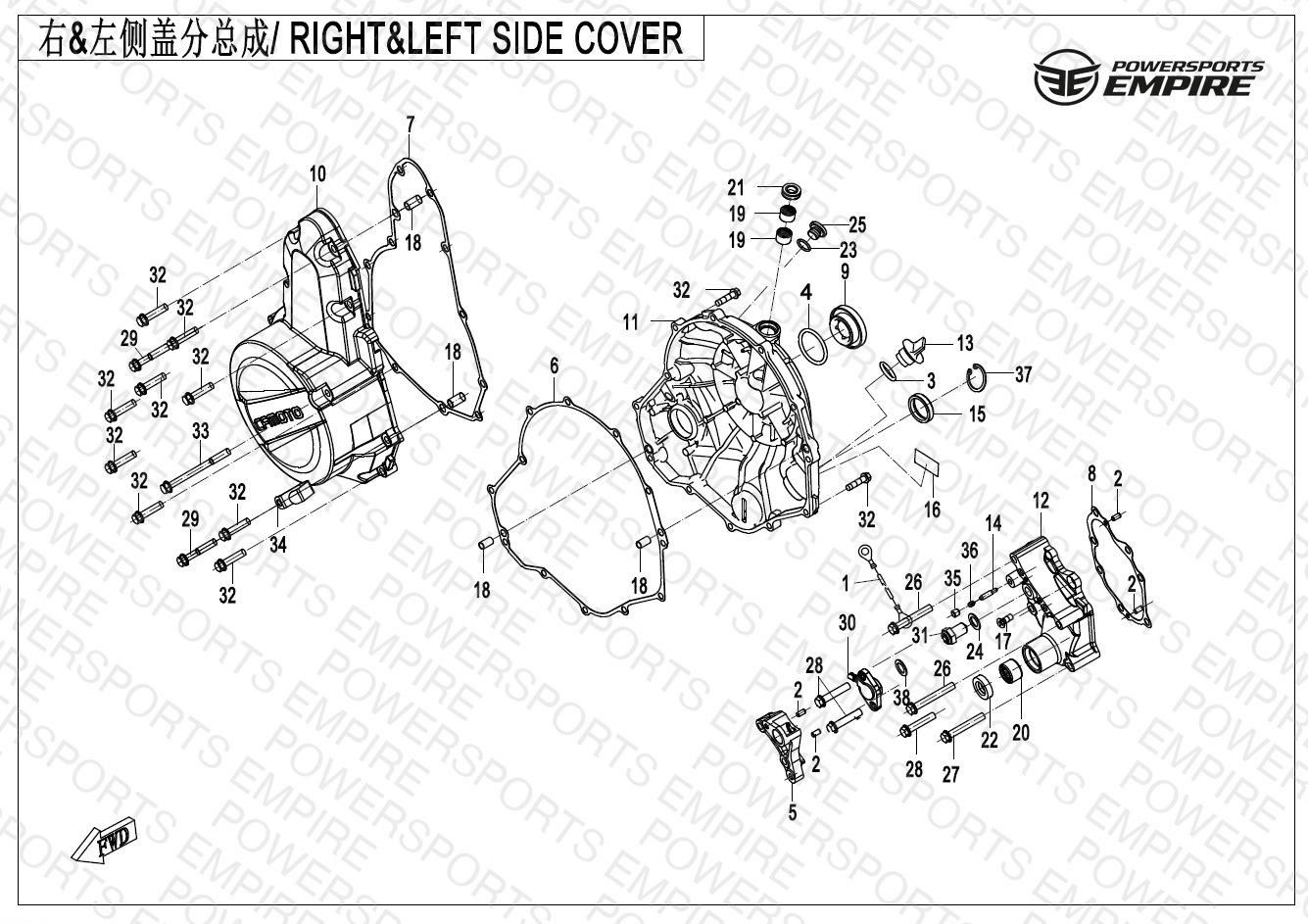 E01-2-B — RIGHT & LEFT SIDE COVER
