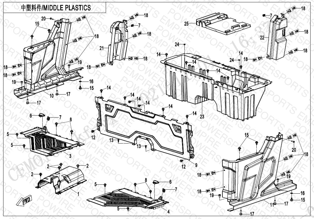 F04-3 — MIDDLE PLASTICS