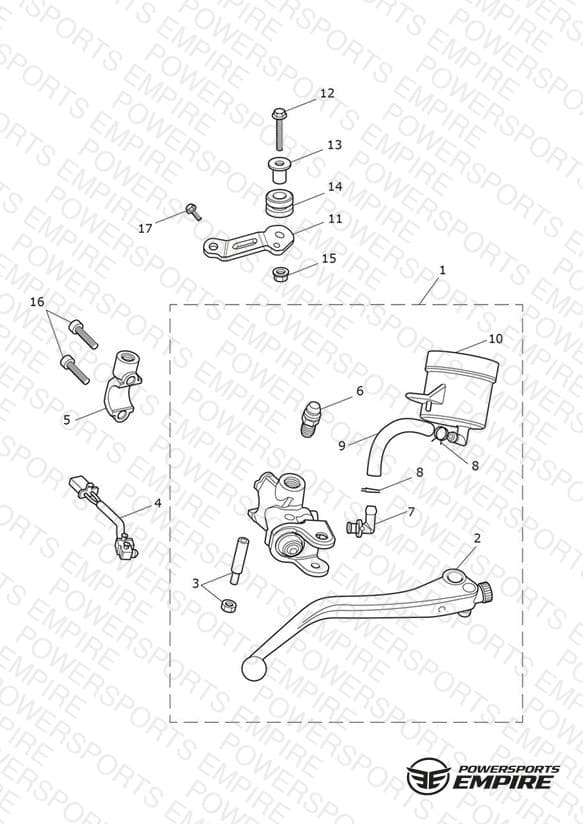 Front Brake Master Cylinder & Hoses