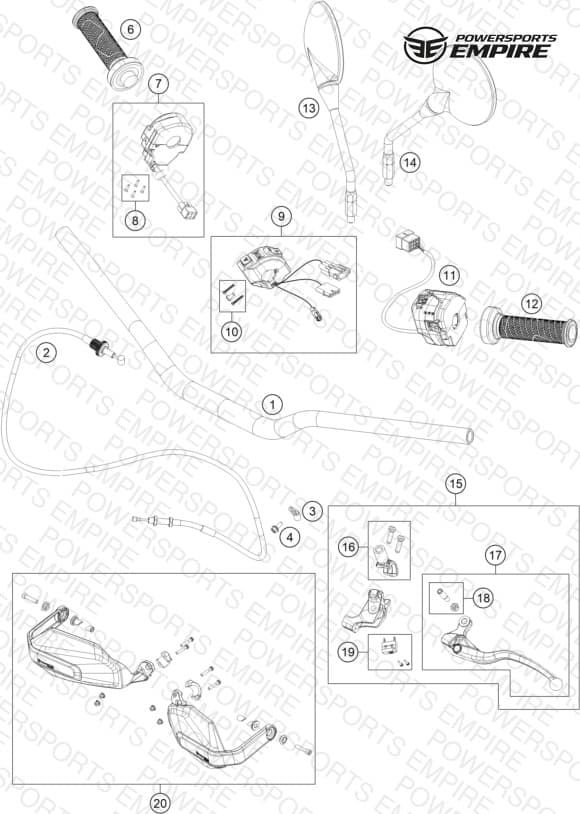 HANDLEBAR, CONTROLS