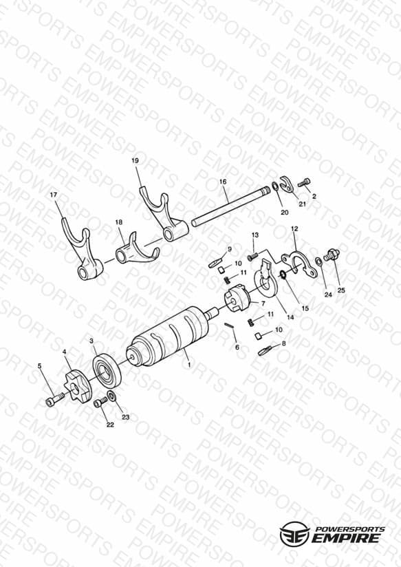 Gear Selector Drum