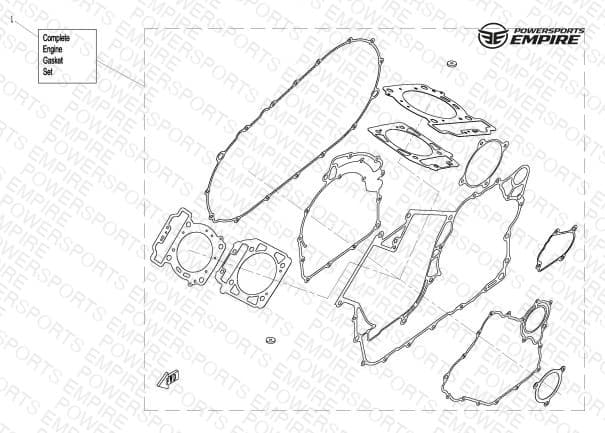 R01 — ENGINE GASKET SET