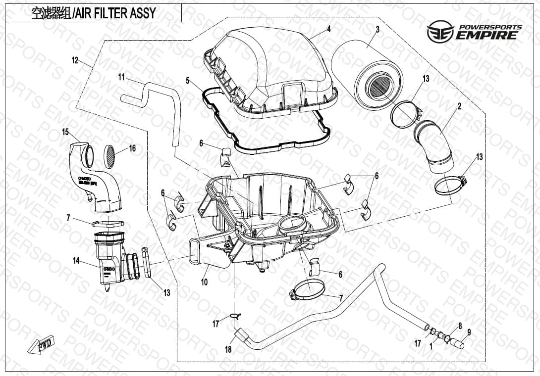 F41 — AIR FILTER ASSY