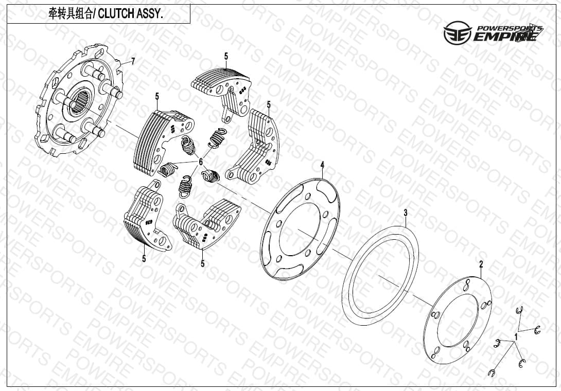 E05-4 — CLUTCH ASSY.