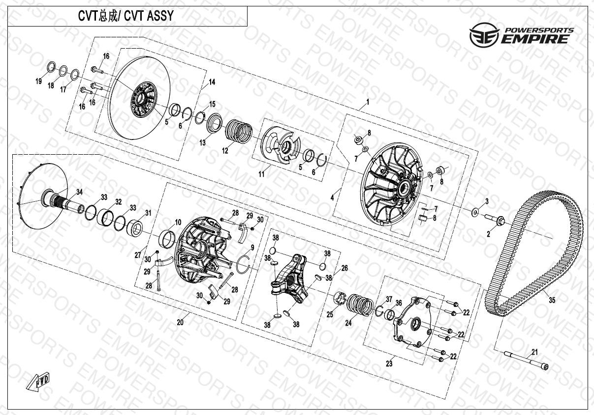 E05 — CVT ASSY