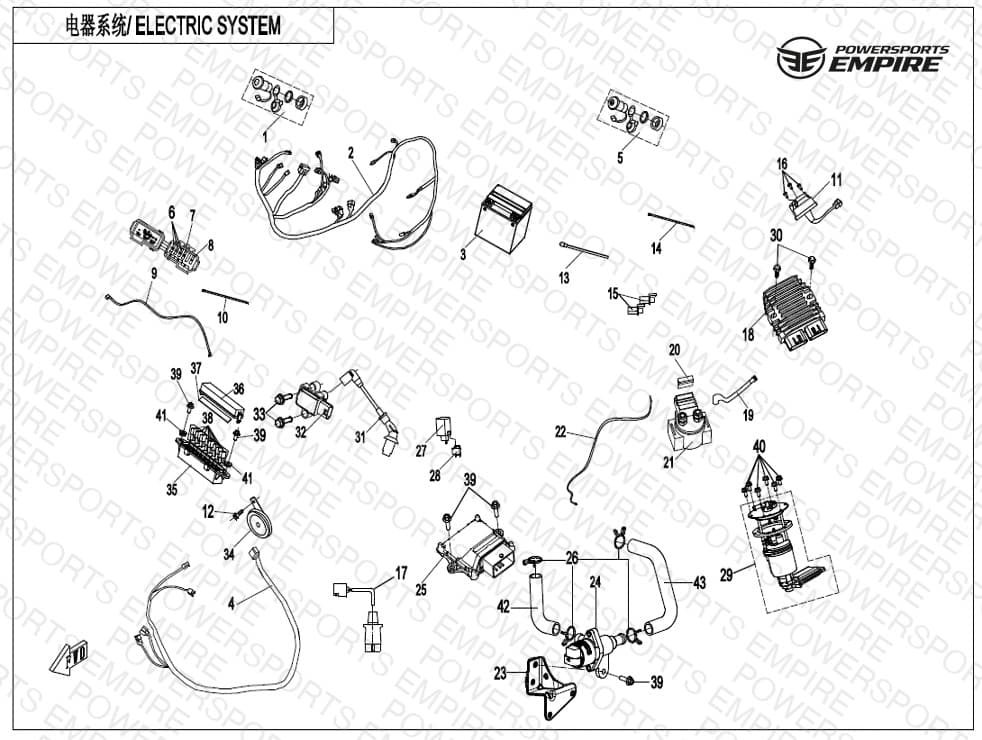 F15-1-B-V3 — ELECTRIC SYSTEM(WITH FUEL VAPORIZATION SYSTEM)