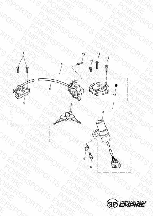 Ignition Switch/Seat Lock