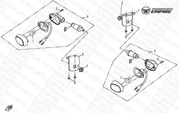 F02-2 — FRONT TURN LIGHT (BUMPER WITHOUT DECORATION COVER )