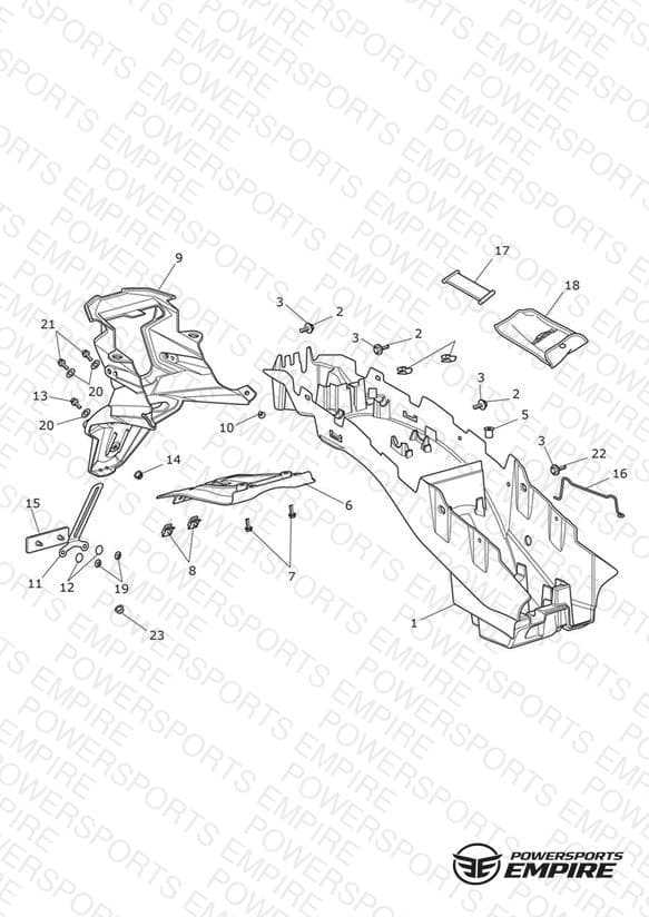 Rear Mudguard & Battery Box