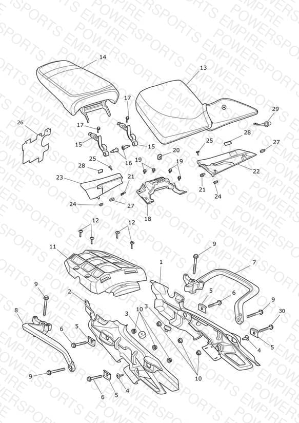 Rear Bodywork & Seat