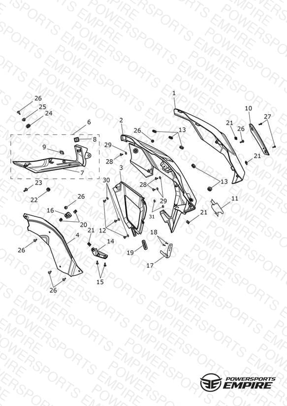 Fairings, LH