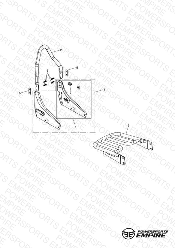 Passenger Backrest & Rack - Special Edition Only