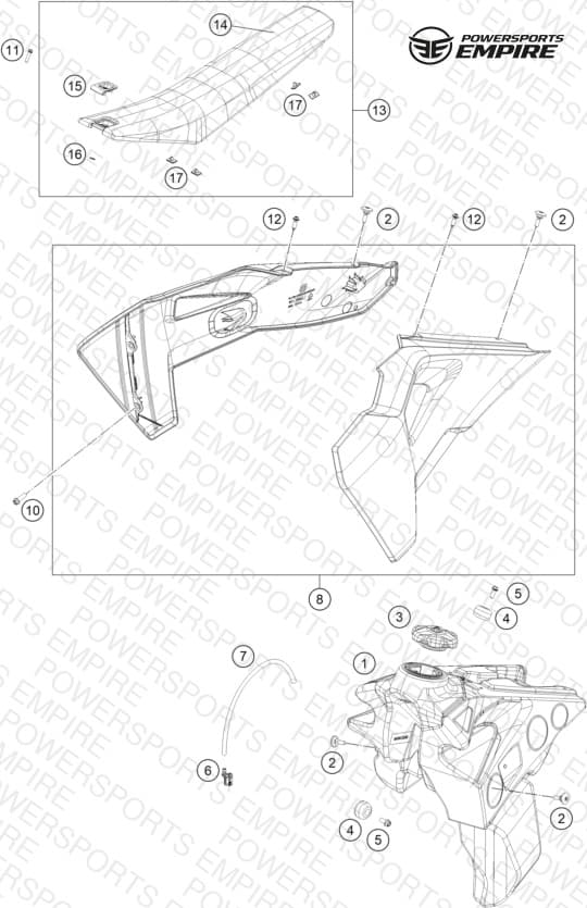 TANK, SEAT