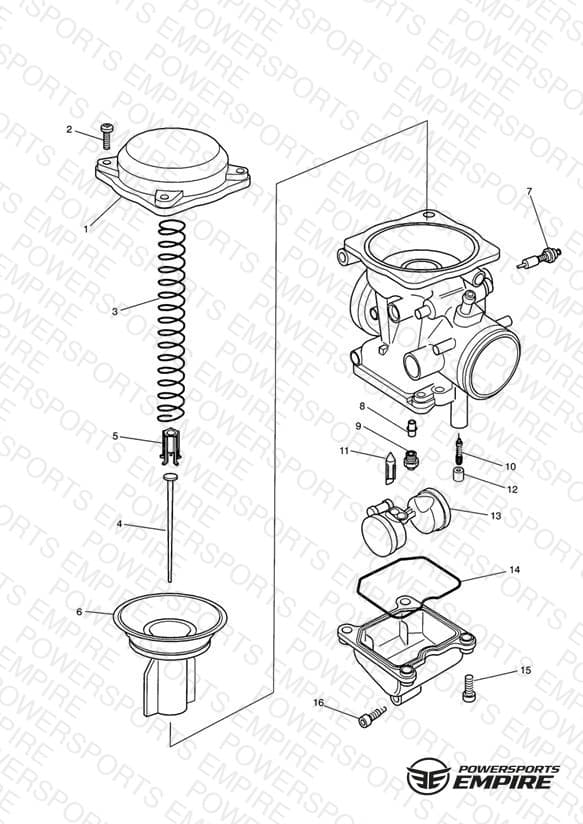 Carburettor Parts Carburettor assembly T1240660