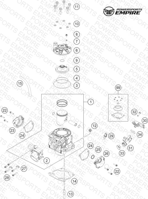 CYLINDER, CYLINDER HEAD