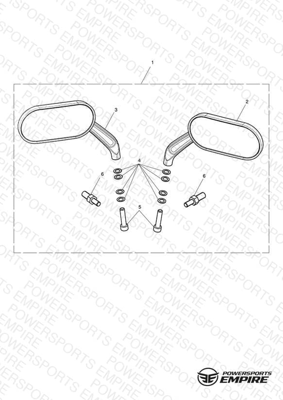 Oval Mirrors, Cast, Chrome