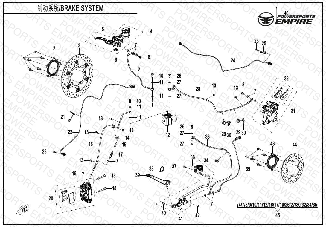 F08 — MAB BRAKE ASSY