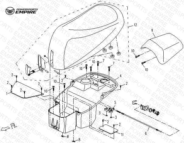 F09 — SEAT ASSY