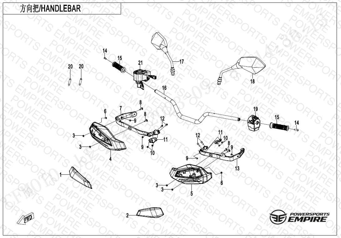 F10-1 — HANDLEBAR