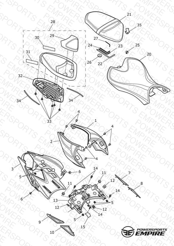 Rear Bodywork & Seat
