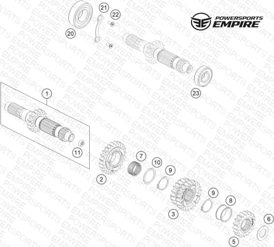TRANSMISSION I - MAIN SHAFT