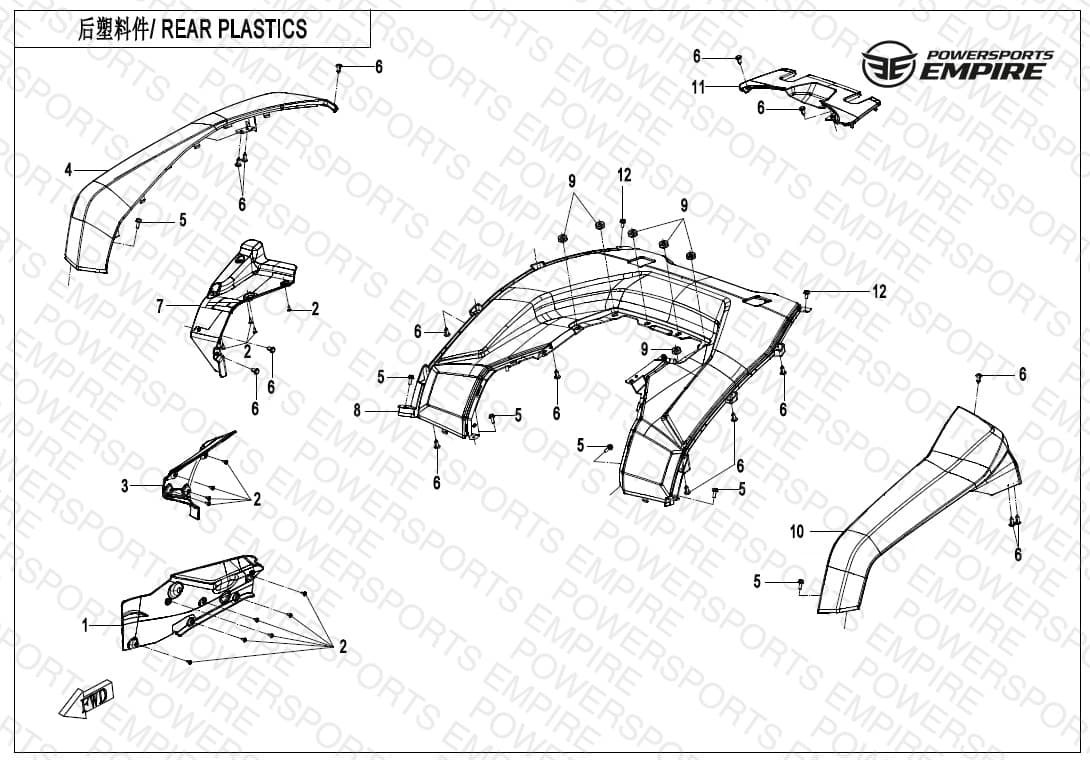 F04-5 — REAR PLASTICS