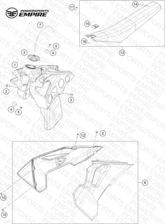 TANK, SEAT