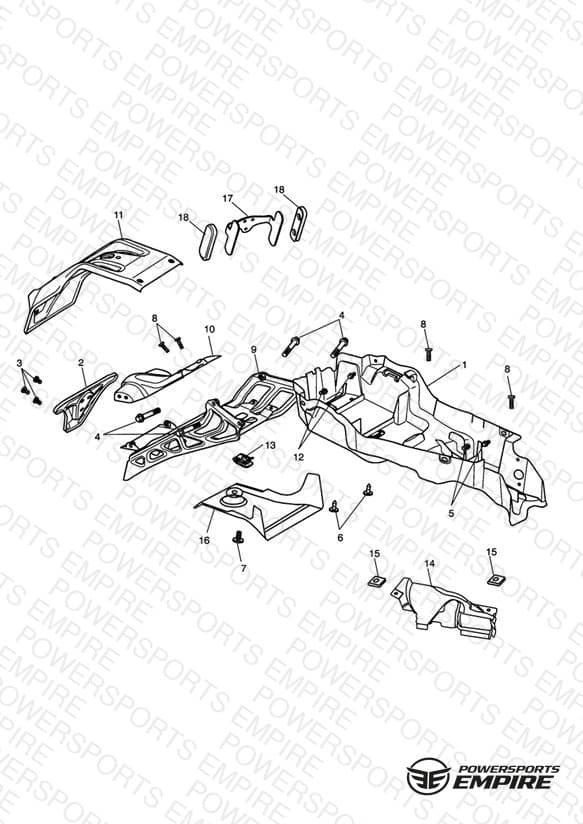 Rear Mudguard & Battery Box