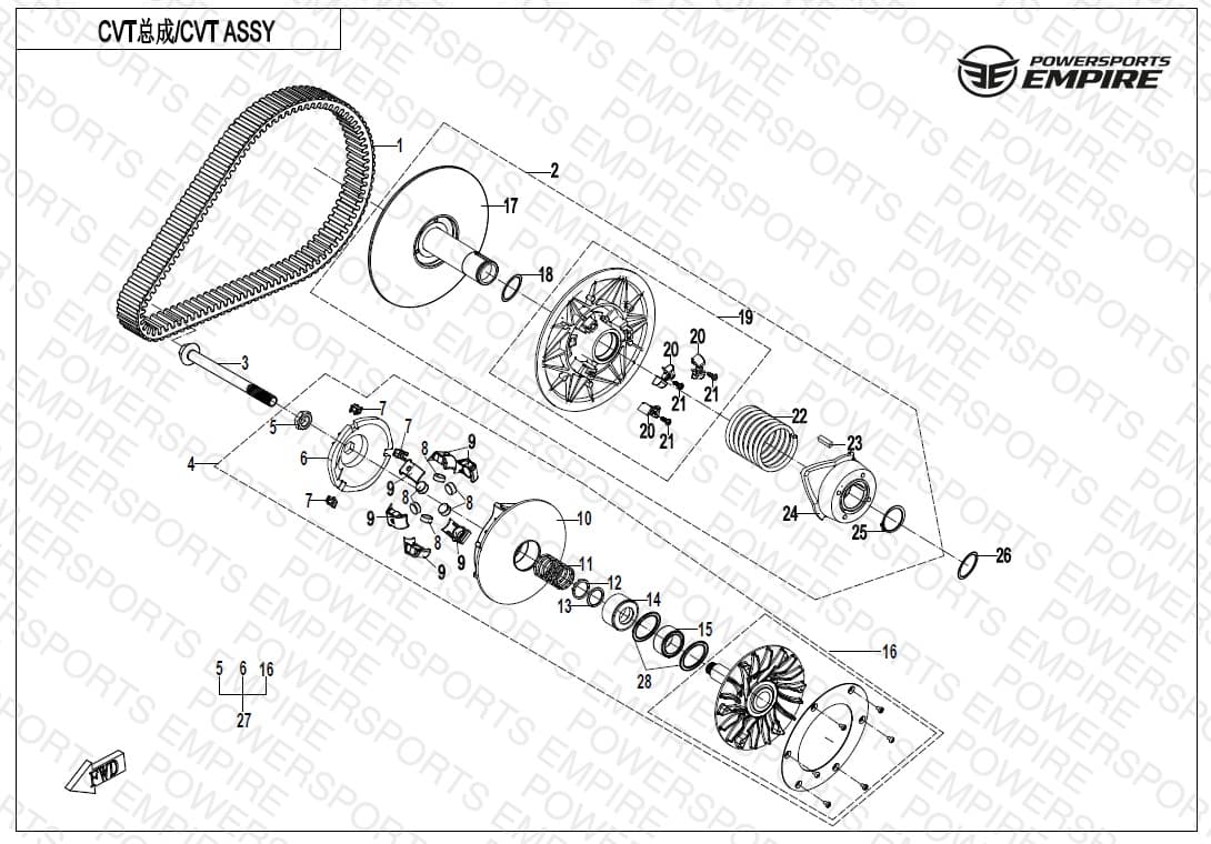 E05-V3 — CVT ASSY
