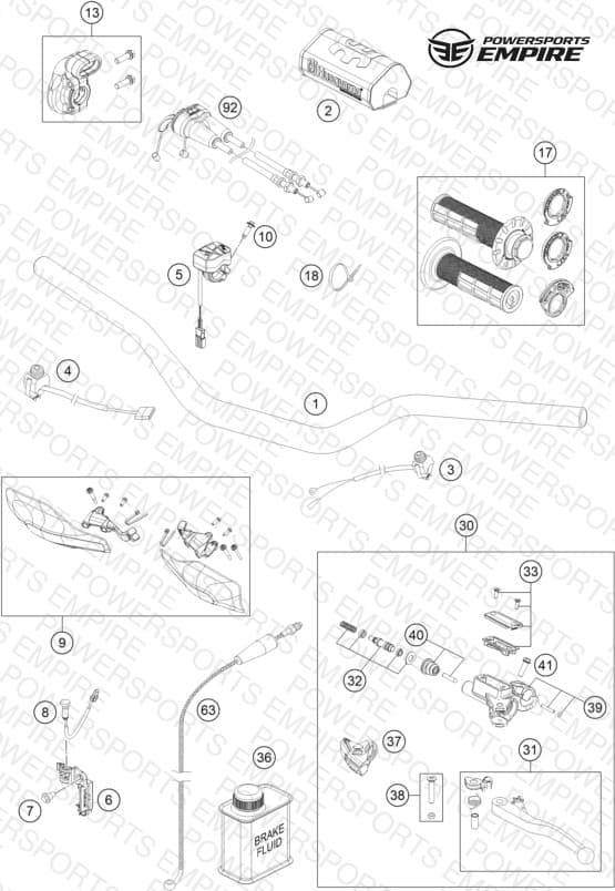 HANDLEBAR, CONTROLS