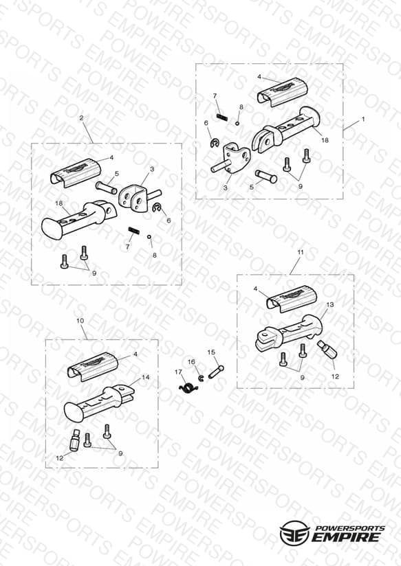 Footrests & Mountings