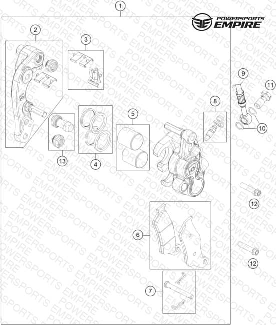FRONT BRAKE CALIPER